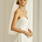 S302 Bianco Evento bridal veil 1